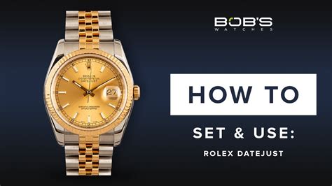 how to set time rolex|rolex datejust set time.